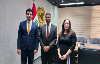 Ambassador Prashant Pise met H.E. Ms Delan Ghafoor (MP), Head of Foreign Relations Parliamentary Committee and H.E. Mr. Wattban Jameel Al Mansour (MP), Head of Iraqi-India Parliamentary Friendship Committee on 23 July. During the meeting, issues of common interest were discussed. 
